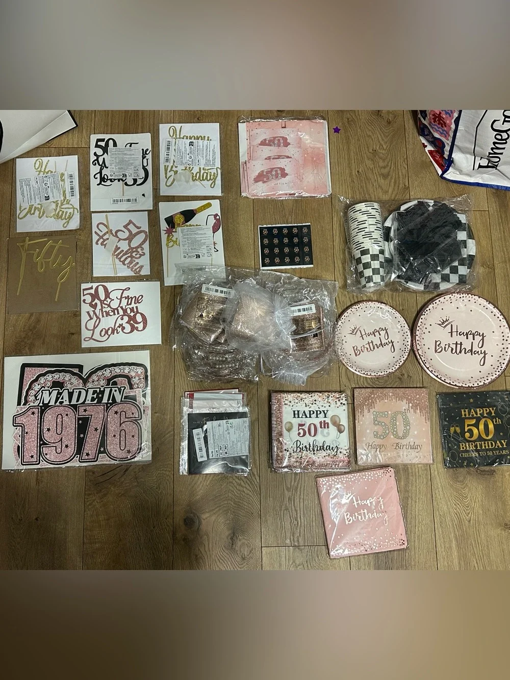 50th Birthday Party Supplies Bundle